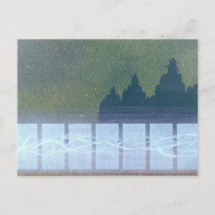 Sunday night Djenne Mali Postcard