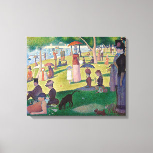 Sunday on La Grande Jatte Seurat Painting Canvas Print