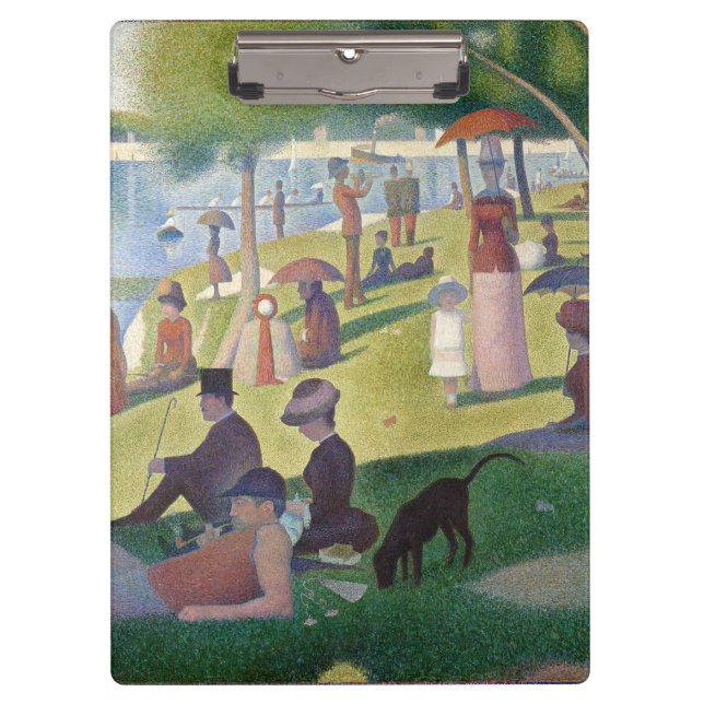 Sunday on La Grande Jatte Seurat Painting Clipboard (Front)