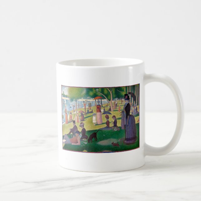 Sunday on La Grande Jatte Seurat Painting Coffee Mug (Right)