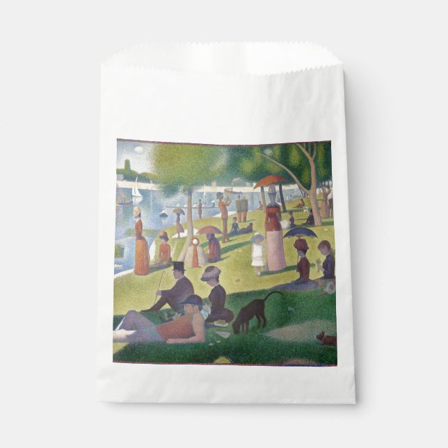 Sunday on La Grande Jatte Seurat Painting Favour Bag (Front)