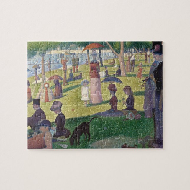 Sunday on La Grande Jatte Seurat Painting Jigsaw Puzzle (Horizontal)