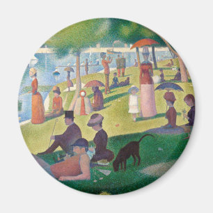 Sunday on La Grande Jatte Seurat Painting Magnet