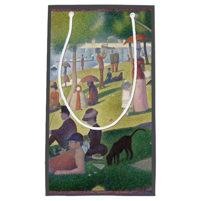 Sunday on La Grande Jatte Seurat Painting Small Gift Bag (Front)