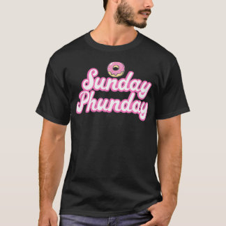Sunday Phunday Phish Doughnuts   Funny Doughnut Lo T-Shirt