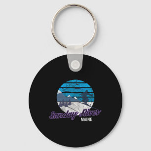 Sunday River Newry Maine New England Usa Ski Snowb Key Ring