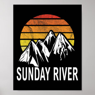 Sunday River Newry Maine New England Usa Ski Snowb Poster