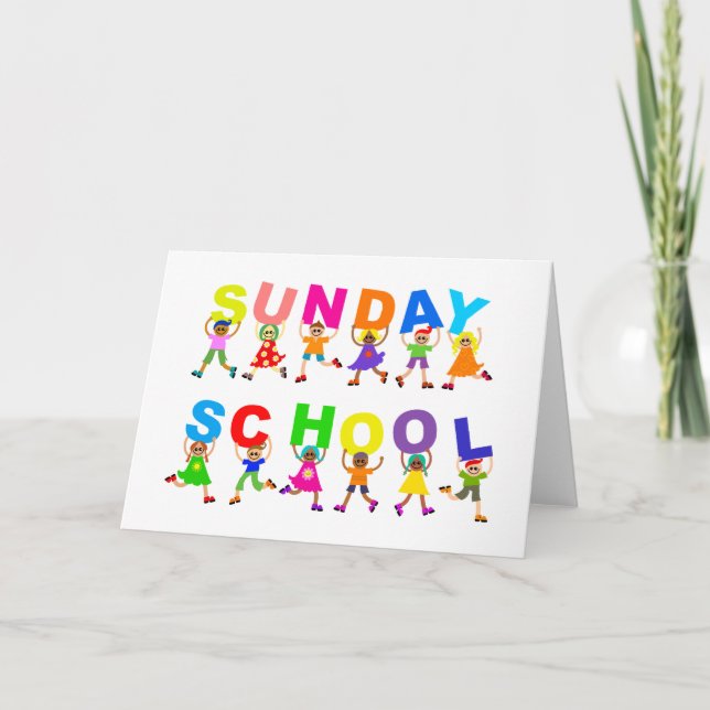 Sunday School Card (Front)