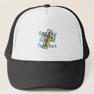 SUNDAY SCHOOL TEACHER CIR LT TRUCKER HAT