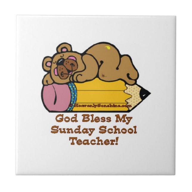 Sunday School Teacher Pencil Tile (Front)