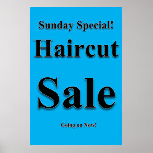 Sunday Special Beauty Salon Poster