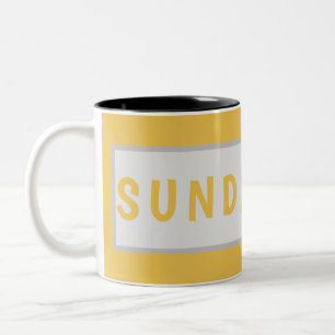 Sunday Today – Minimal Coffee Mug Design
