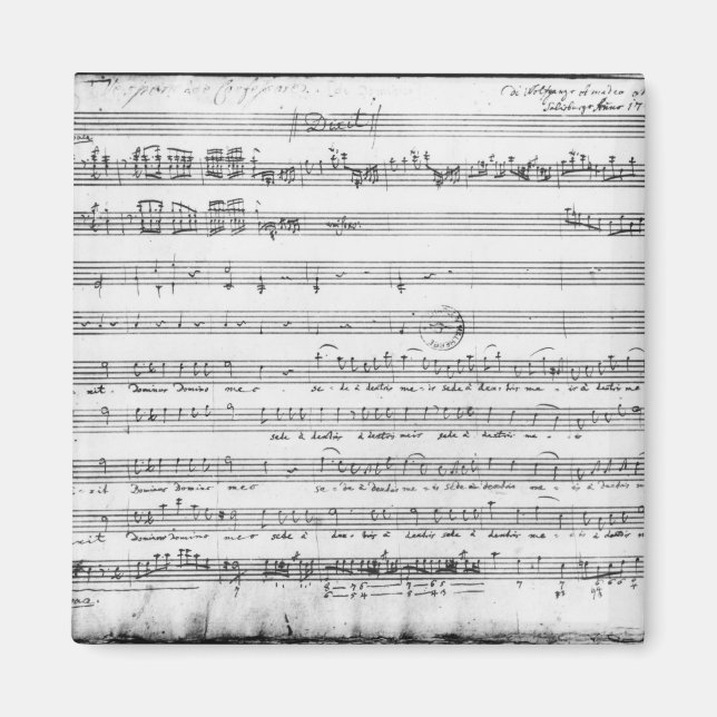 Sunday Vespers, 1779 Magnet (Front)