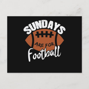 Sundays are for Football Postcard