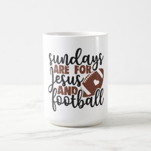 Sundays: Faith, Football, and Fellowship Coffee Mug