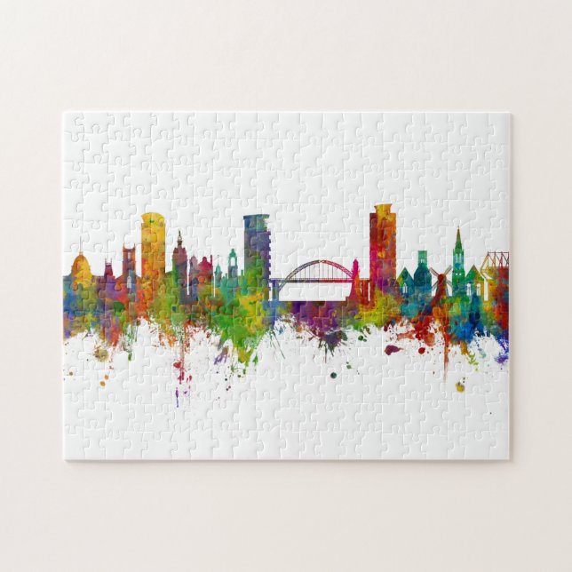Sunderland England Skyline Jigsaw Puzzle (Horizontal)