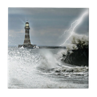 Sunderland - Roker Pier & Lighthouse Ceramic Tile
