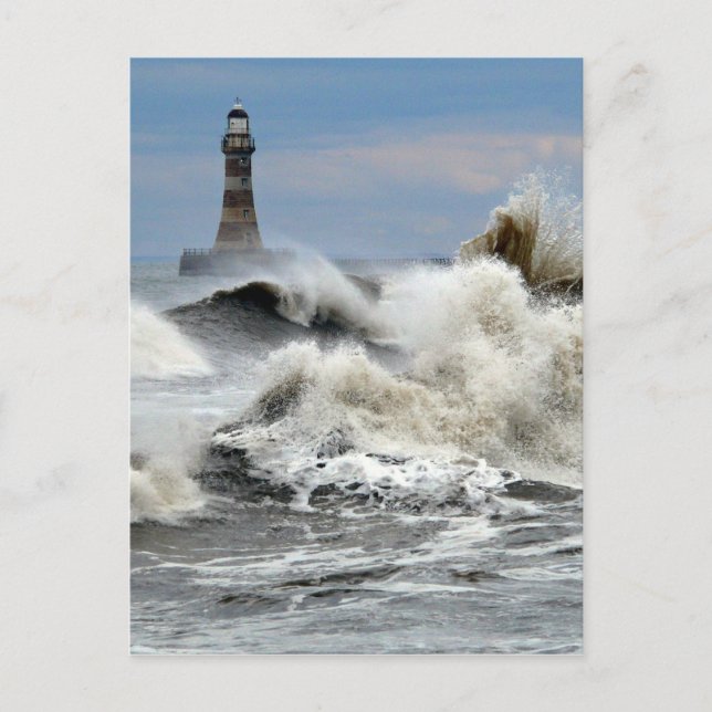 Sunderland - Roker Pier & Lighthouse Postcard (Front)