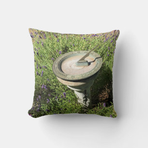 Sundial in Lavender Cushion