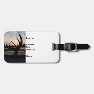 Sundial Sunset Luggage Tag