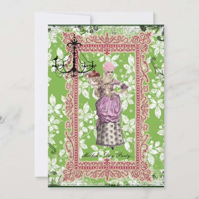 Sundies and Cake Mother's Day mys invitation (Front)