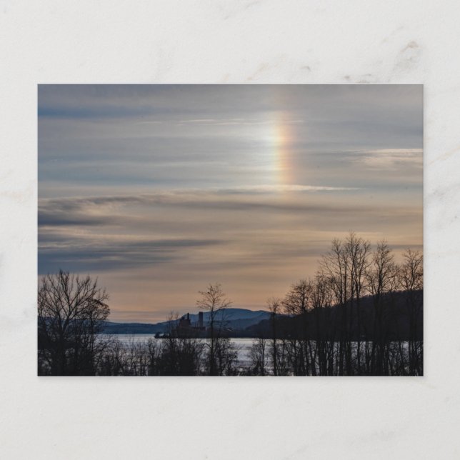 Sundog Over The Hudson Postcard (Front)