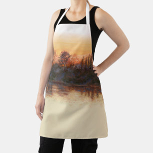 "Sundown on the River"  Apron