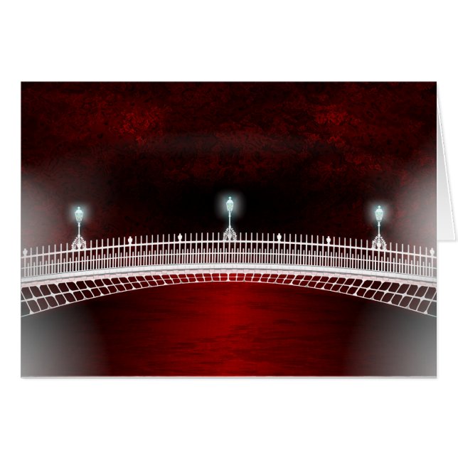 SUNDOWN OVER THE HAPENNY BRIDGE (Front Horizontal)