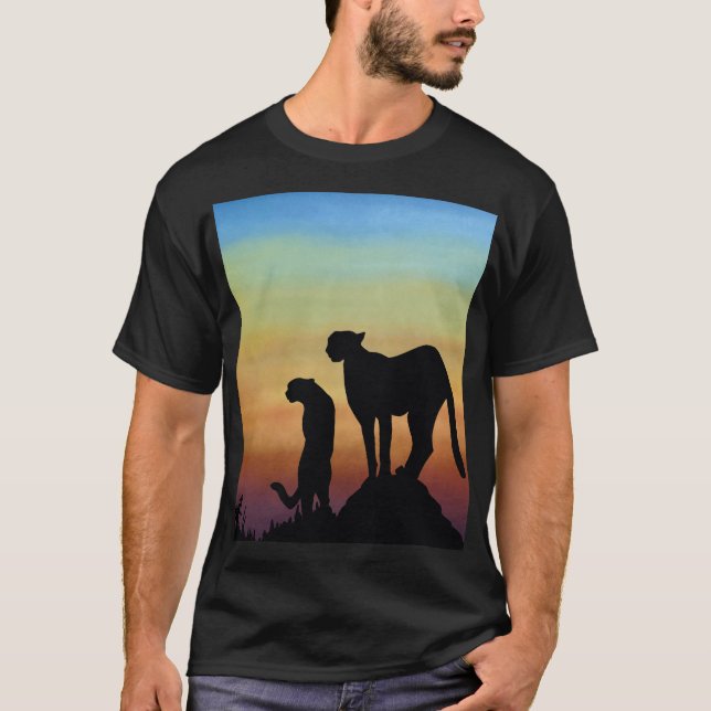 SundownArt Canvas Painting T-Shirt (Front)