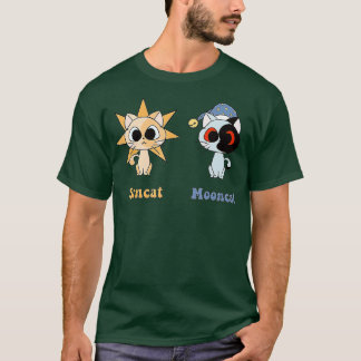 Sundrop and Moondrop as Fnaf Security Breach cats T-Shirt