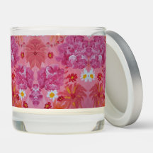 Sunet Rose Floral, Vanilla Scented Candle
