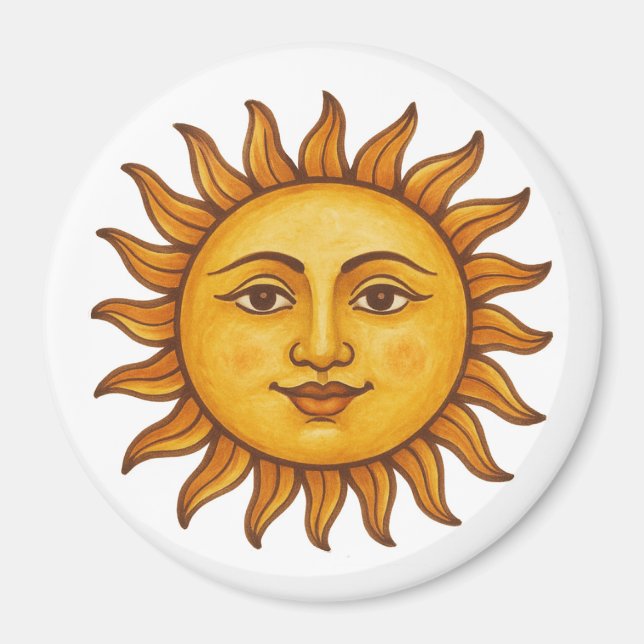 Sunface Magnet (Front)