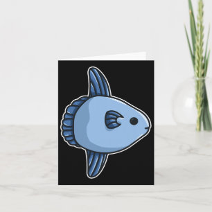 Sunfish Ocean Sunfish Common Mola - Mola Mola Fish Card