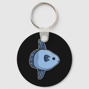 Sunfish Ocean Sunfish Common Mola - Mola Mola Fish Key Ring