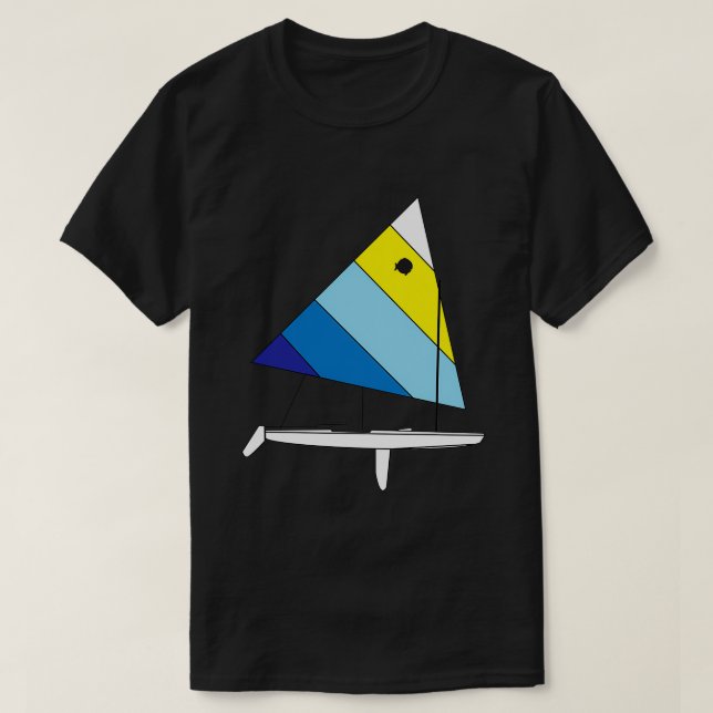 Sunfish Sailboat T-Shirt (Design Front)