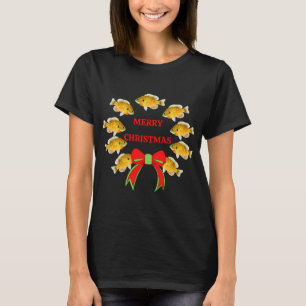 Sunfish Wreath Merry Christmas T-Shirt