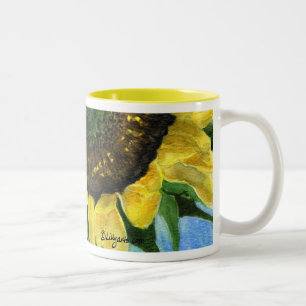 Sunflower 08b Painting Mug Watercolor Art