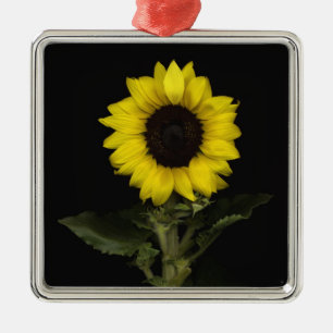 Sunflower 11 metal ornament