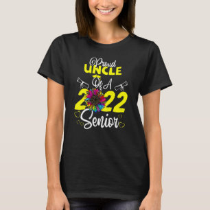 Sunflower 2022 Proud Uncle Of A 2022 Senior Gradua T-Shirt