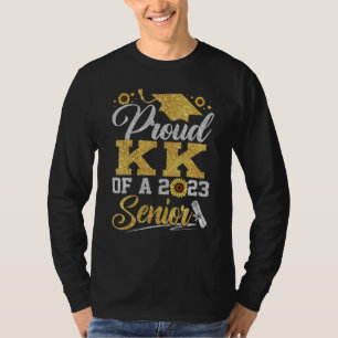 Sunflower 2023 Proud kk Of A 2023 Senior Graduatio T-Shirt