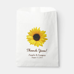 Sunflower 2 Candy Dessert Buffet Wedding Favour Bag