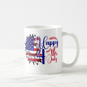 Sunflower 4th of July  Coffee Mug