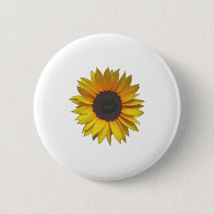 Sunflower 6 Cm Round Badge