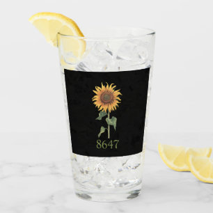 Sunflower 8647 86 47 Subtle Anti Trump Floral Boho Glass