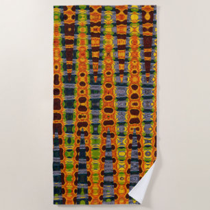 Sunflower Abstract 2, 2016 (photo) SVP Images Beach Towel