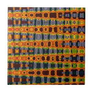 Sunflower Abstract 2, 2016 (photo) SVP Images Ceramic Tile