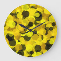 Sunflower Abstract Pattern Artistic Yellow 