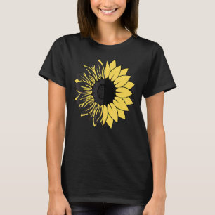 Sunflower Abstraction In The Yellow And Black Ii T-Shirt