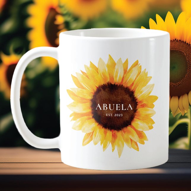 Sunflower Abuela  Coffee Mug (Creator Uploaded)