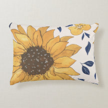 Sunflower Accent Pillow